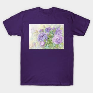 Lavender Roses symbolize love at first sight or enchantment T-Shirt